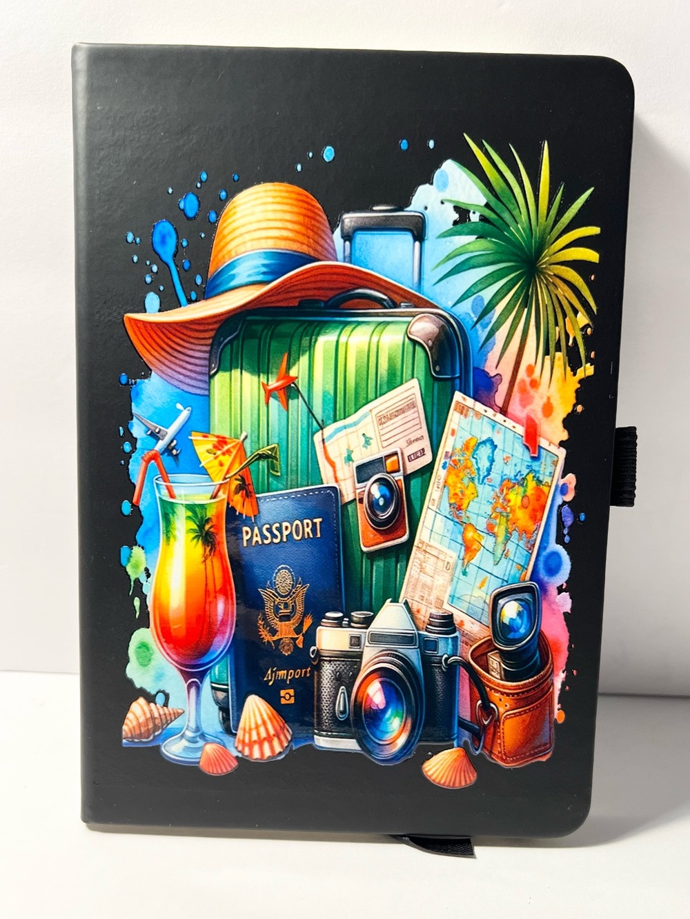 Travel A5 Hardcover Journal Notebook | Adventure Travel Planner Diary | Vacation